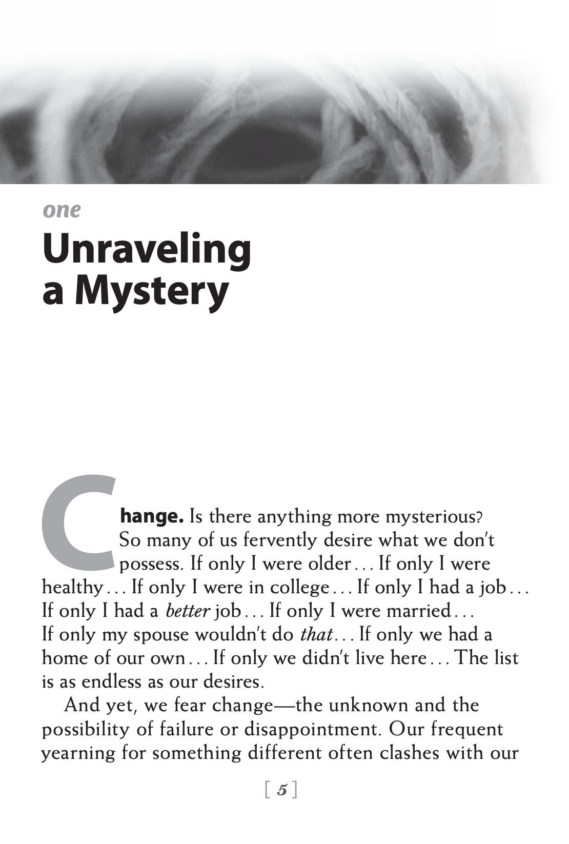 Change: Following God Through Life's Crossroads