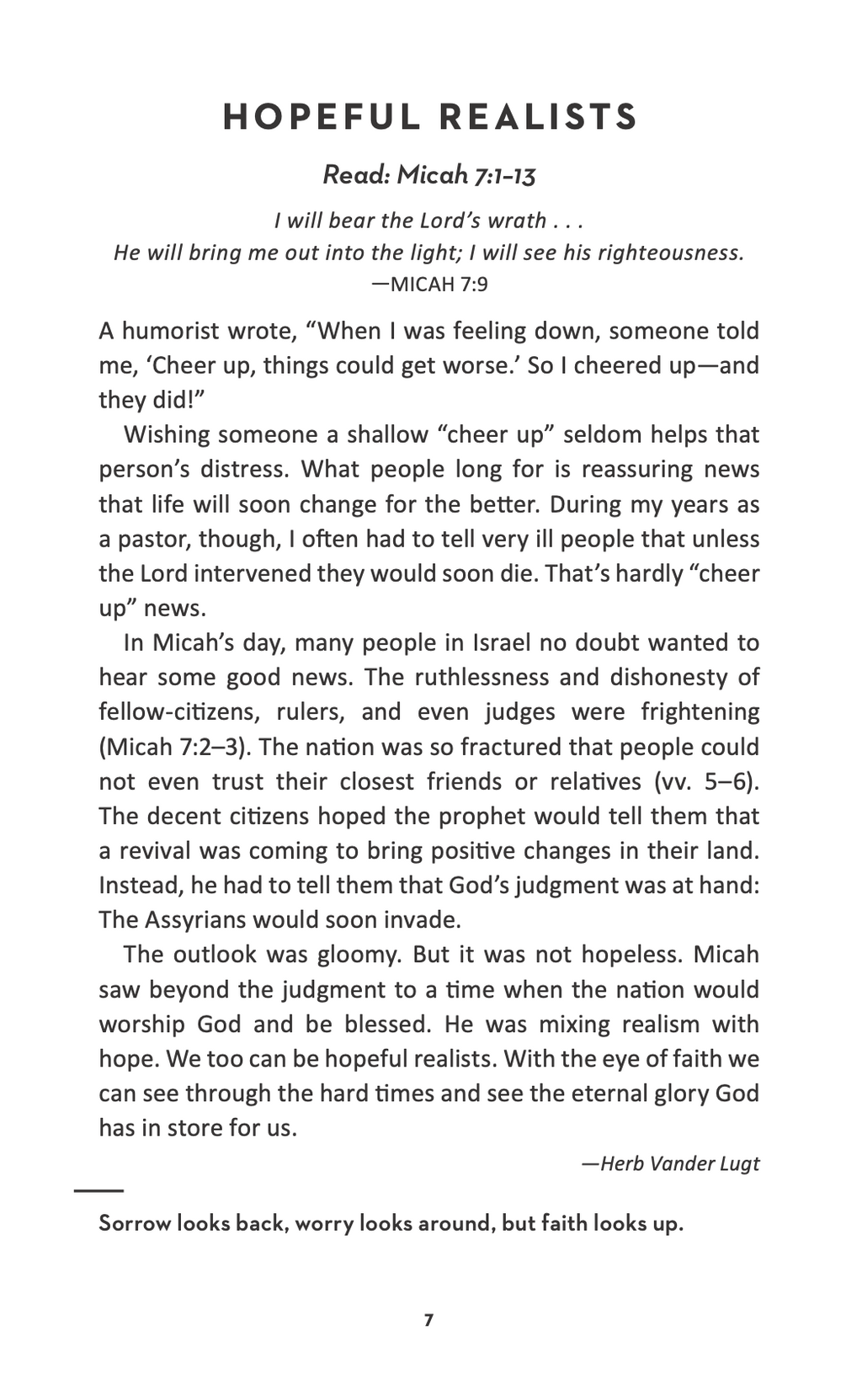 Hope - 90 Devotions from Our Daily Bread