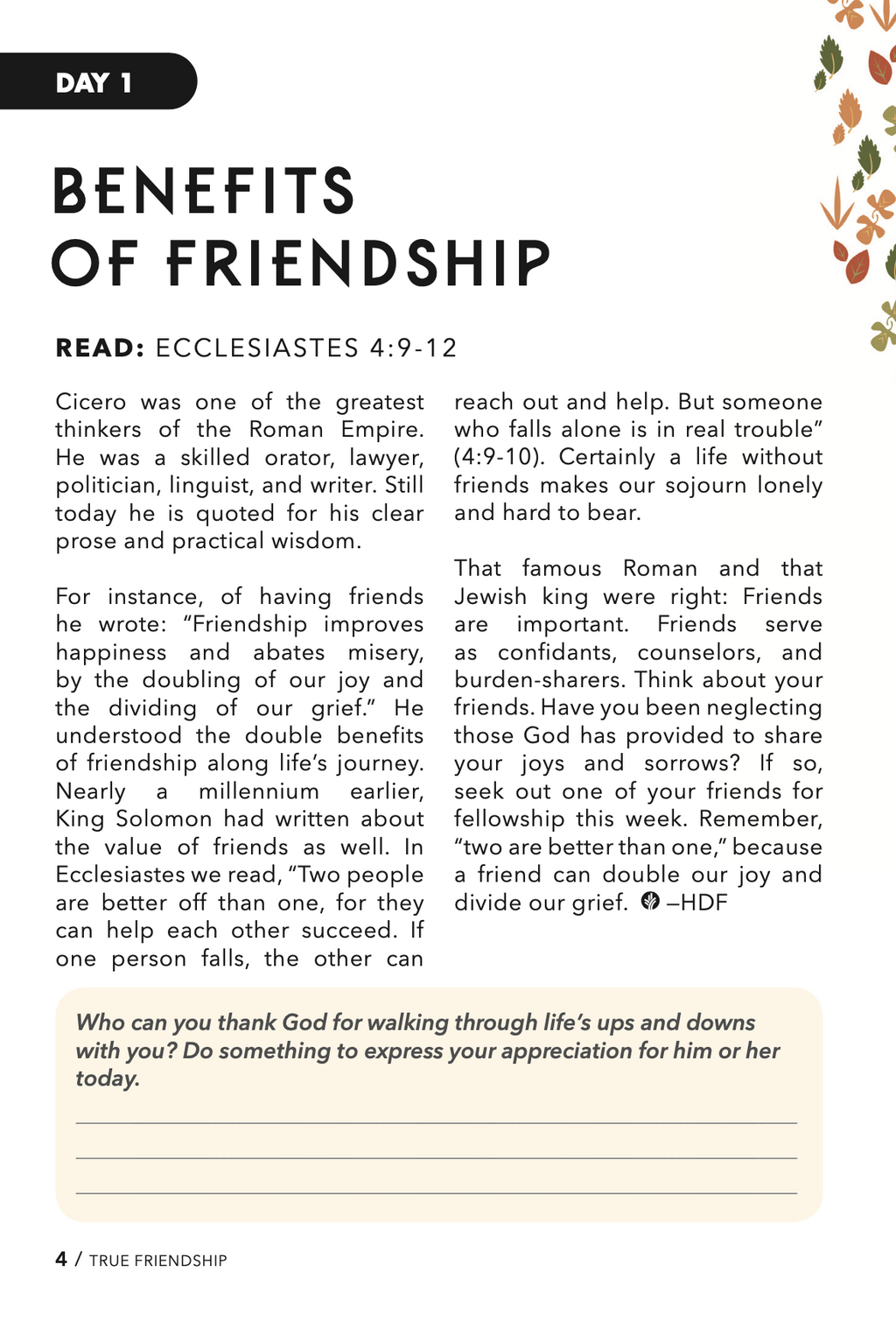 True Friendship